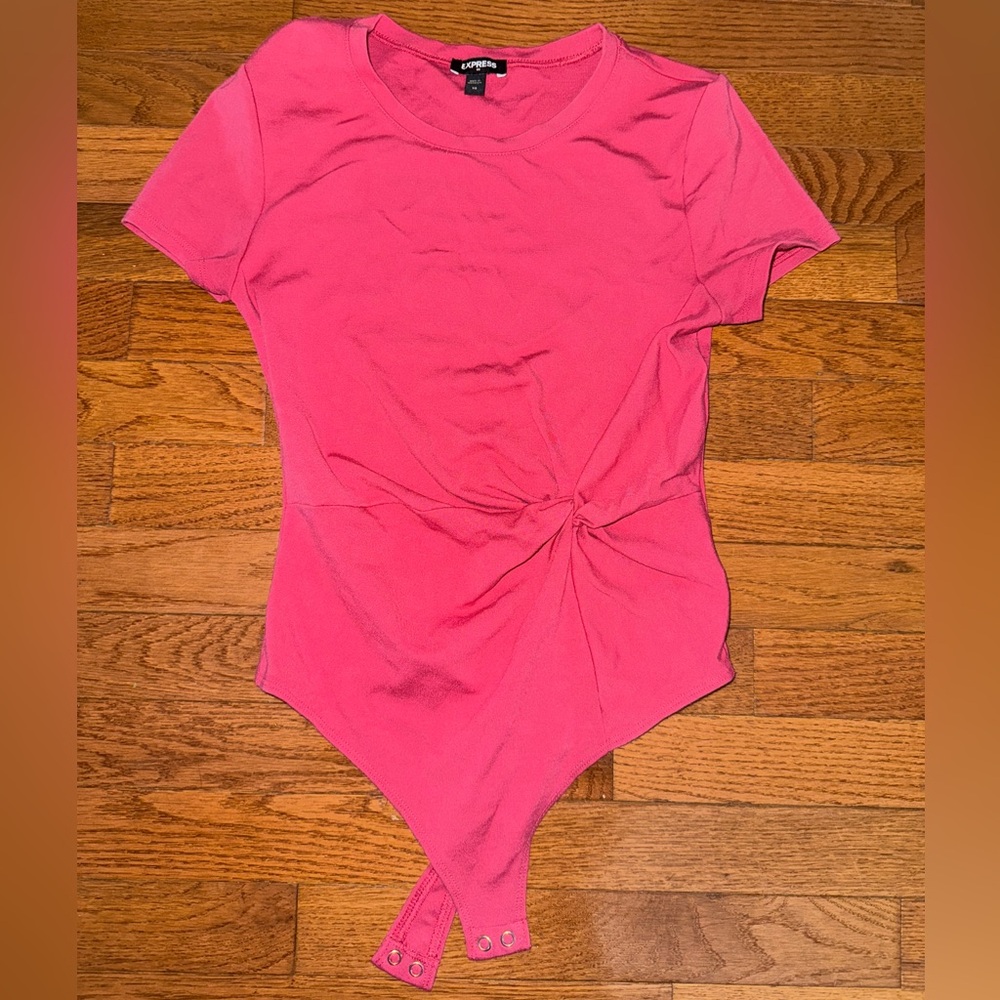 Express Fuchsia Bodysuit Top